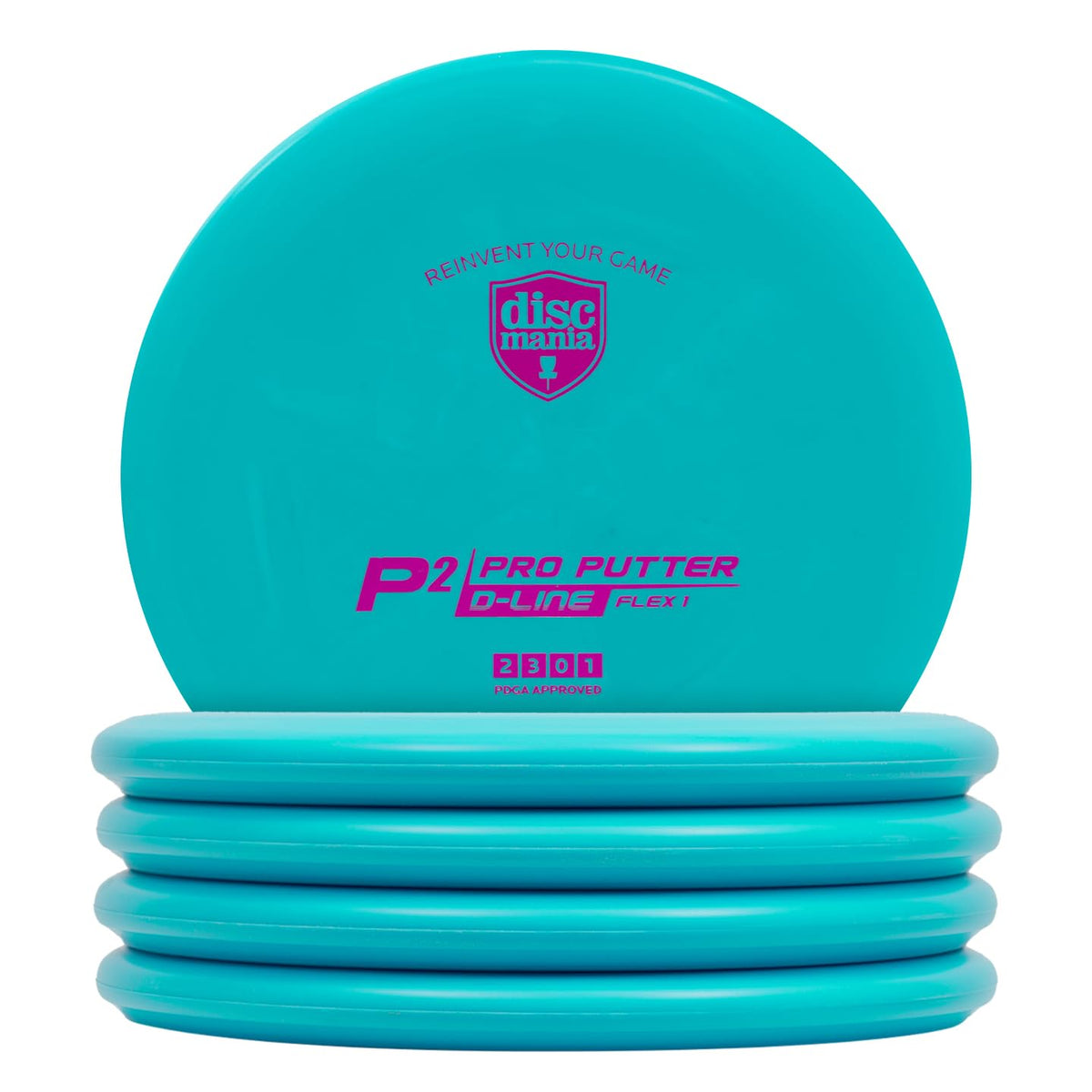 Discmania Flex 1 D-Line Putter Pack—soft grip for confident putting on practice green.