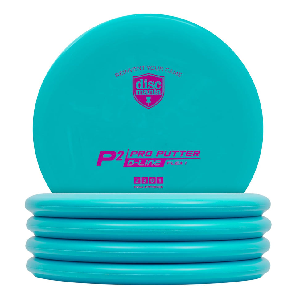 Discmania Flex 1 D-Line Putter Pack—soft grip for confident putting on practice green.