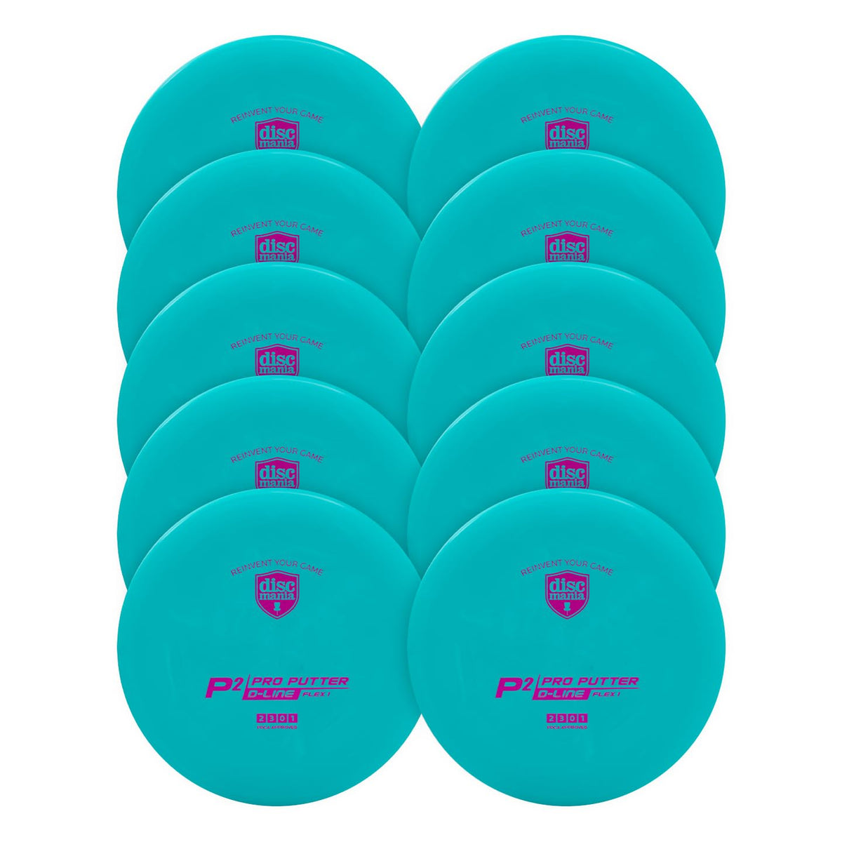 Discmania Flex 1 D-Line putter pack with soft grip texture for comfortable practice putting