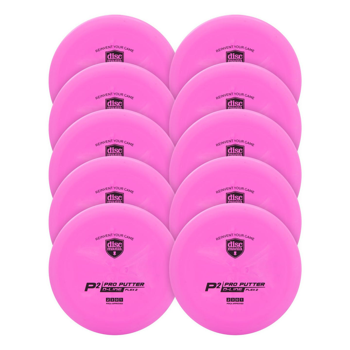 Discmania Flex 2 D-Line putter with weather-ready grip for all conditions.
