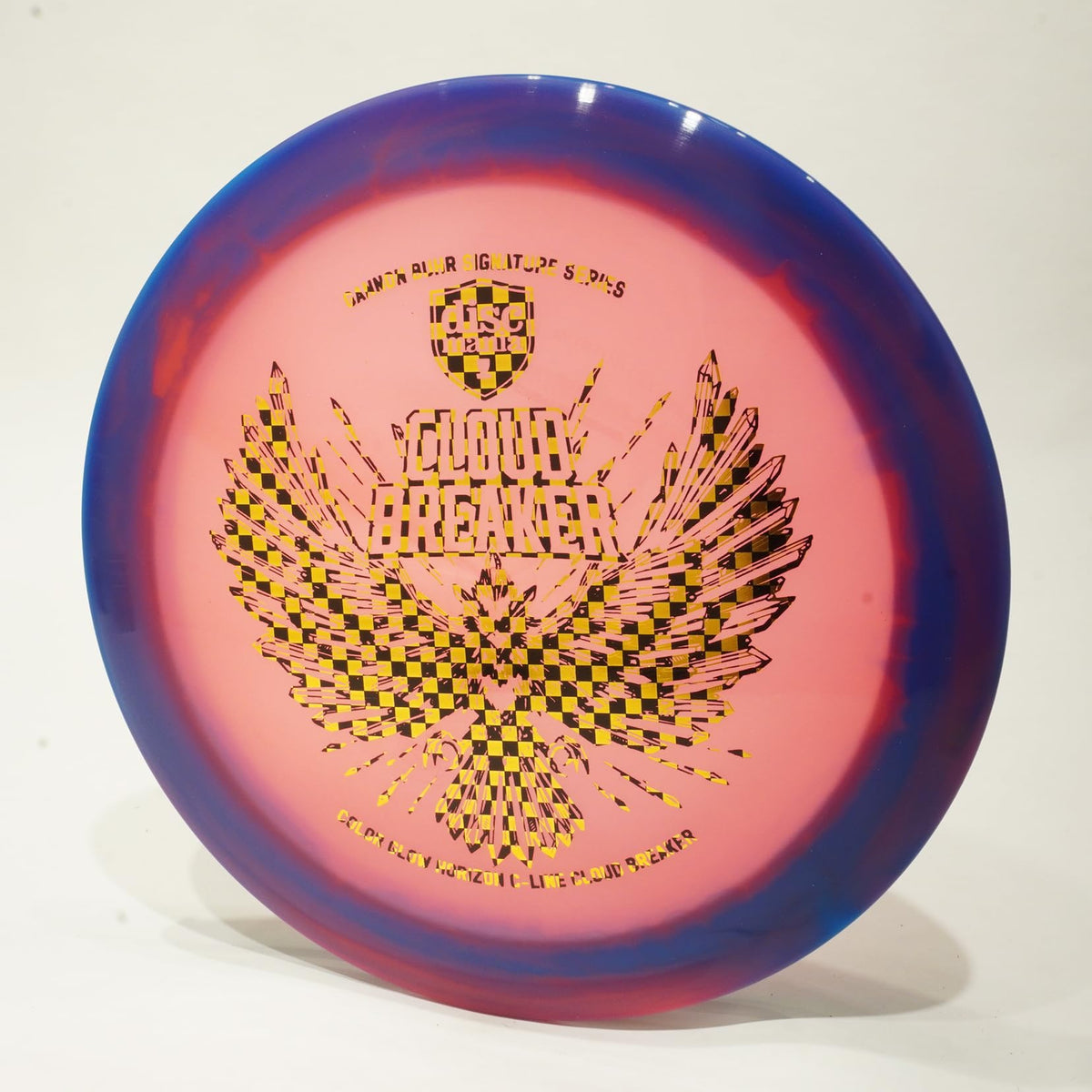 Discmania Gannon Buhr Color Glow Horizon Cloud Breaker red front view for maximum distance