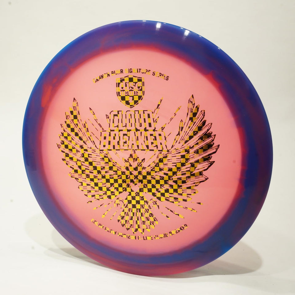Discmania Gannon Buhr Color Glow Horizon Cloud Breaker red front view for maximum distance