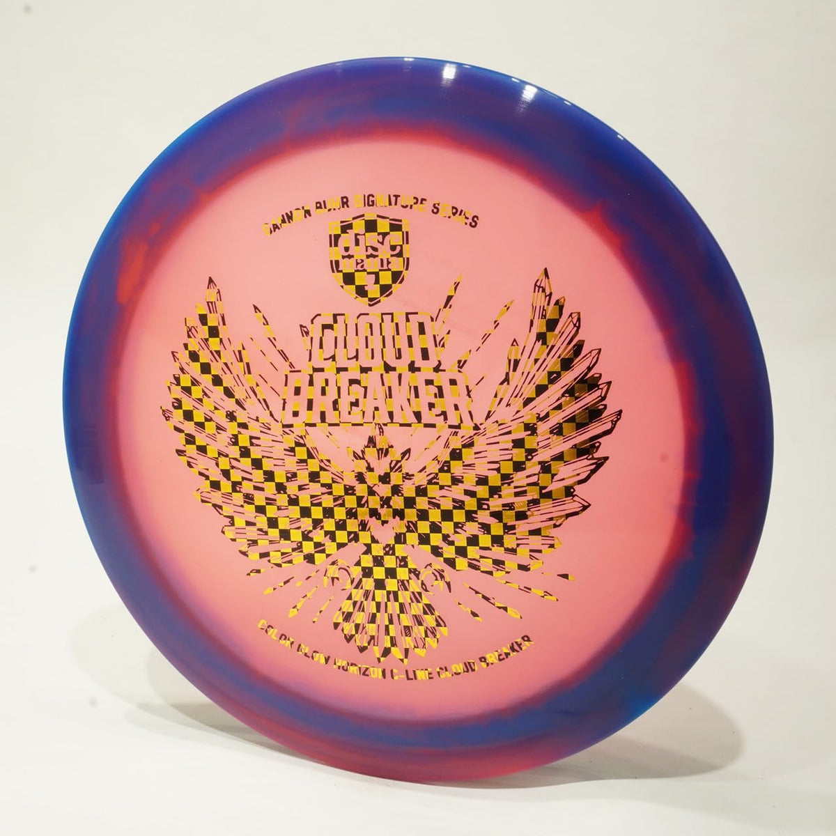 Discmania Gannon Buhr Cloud Breaker red in flight showing long-range potential
