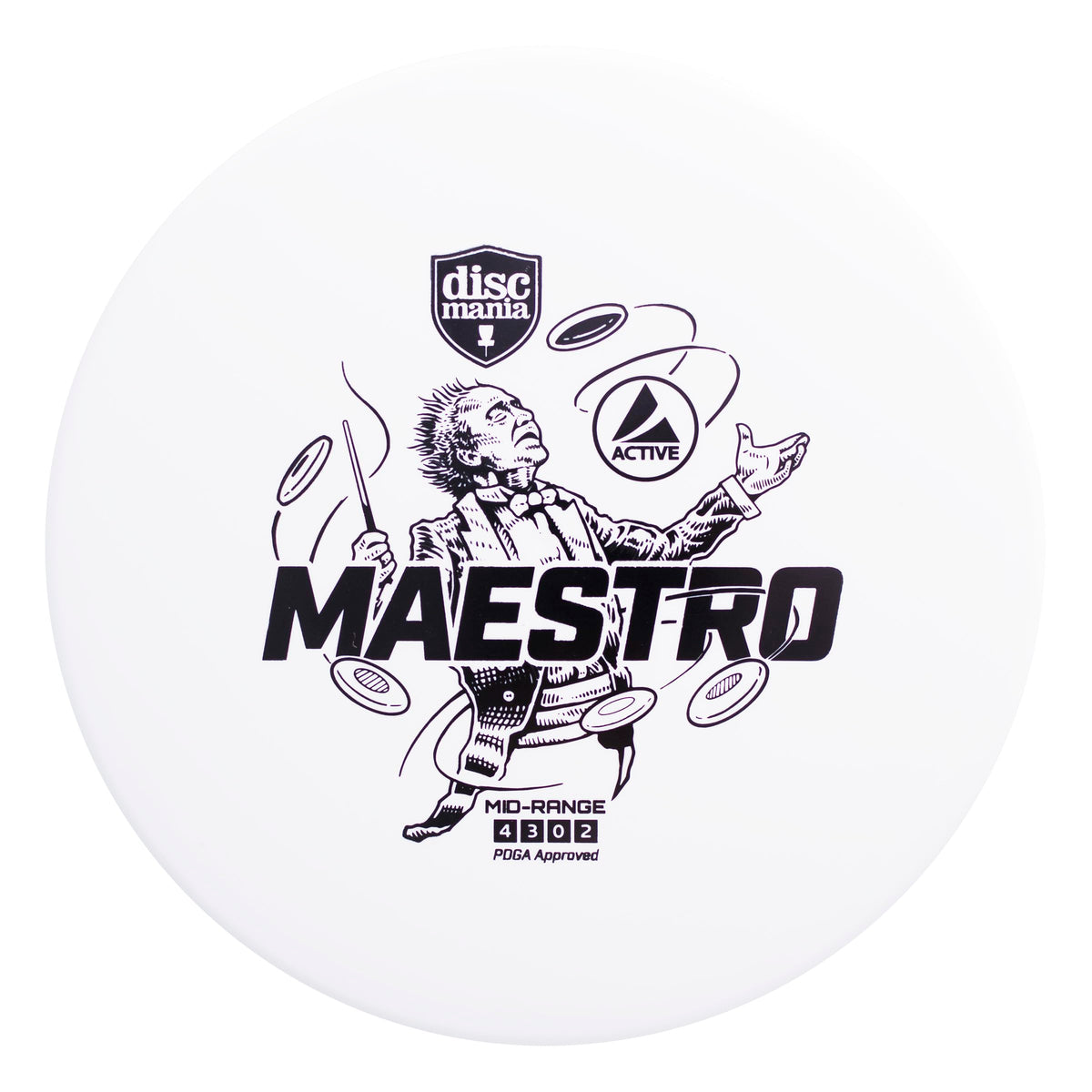 Discmania Magician midrange for precise lines and dependable grip.