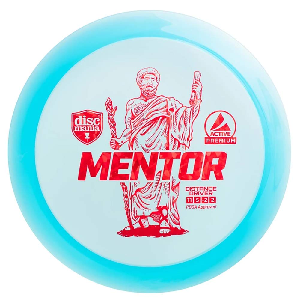 Discmania Mentor in flight illustrating turn with speed for distance