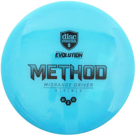 Discmania Method Neo disc on fairway; straight-to-fade flight for tight gaps.