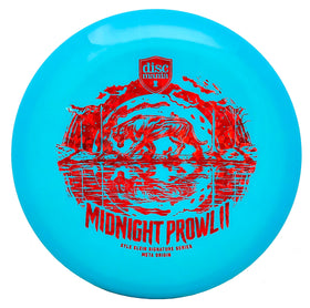 Discmania Midnight Prowl 2 Kyle Klein signature close-up reveals durable, pearly Meta Origin finish.