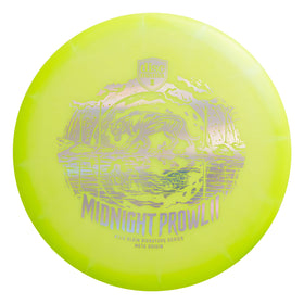 Discmania Midnight Prowl 2 on-course shot illustrating understable midrange for turnover lines.