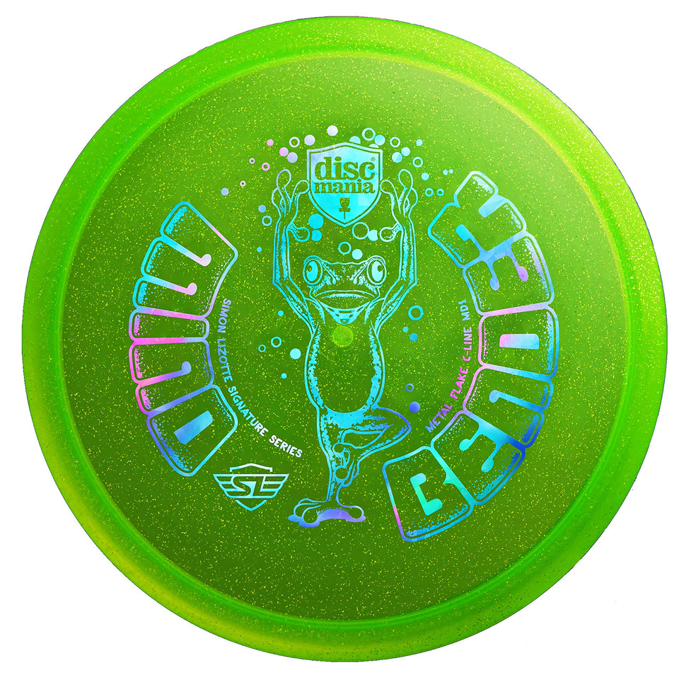 Discmania Mind Bender MD1 in metal flake C-Line for stable, straight midrange flights.