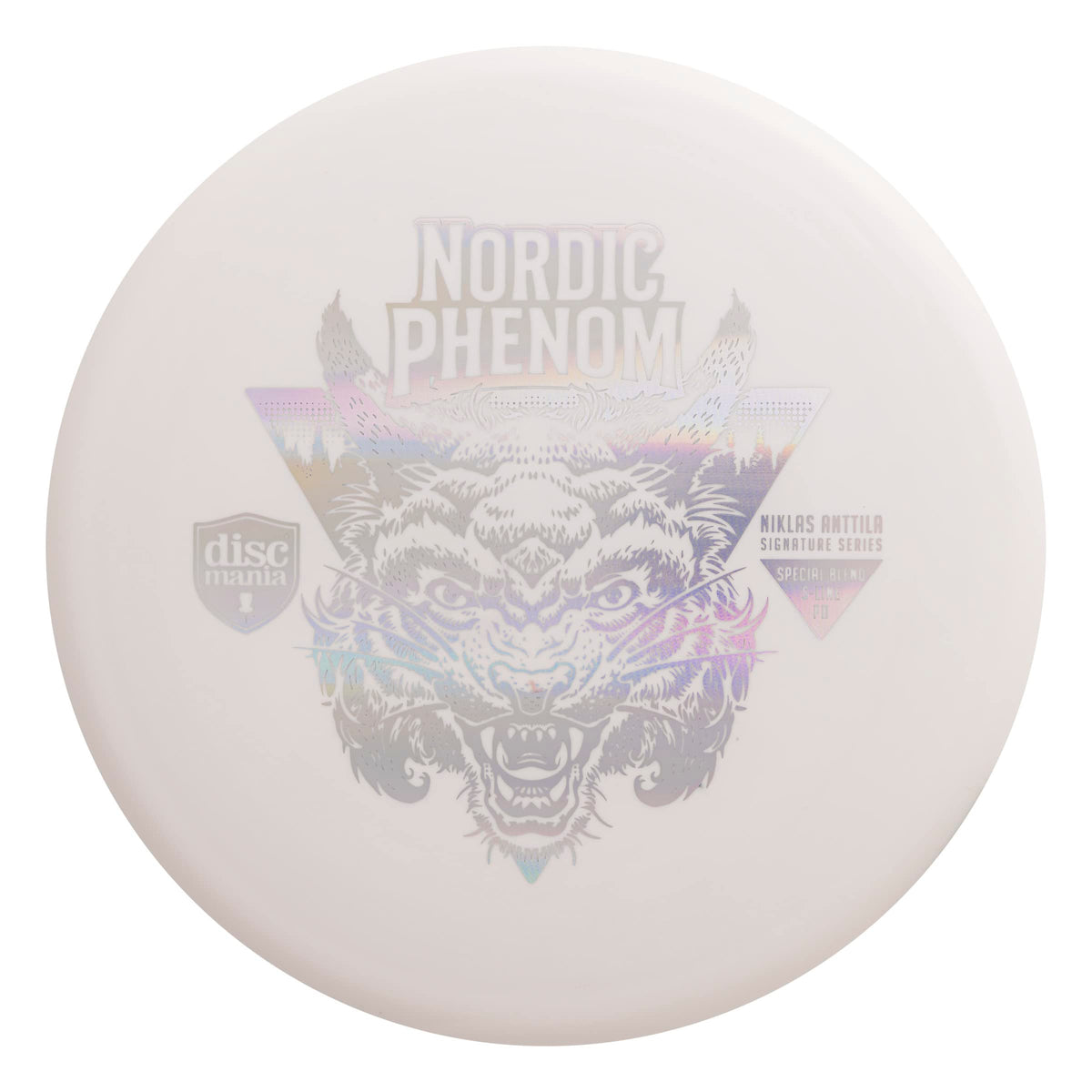 Discmania Nordic Phenom Niklas Anttila signature series artwork on PD disc.