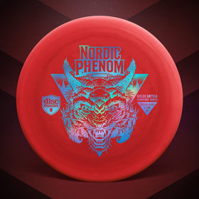 Discmania PD S-Line closeup shows halo foil and stamp for premium aesthetics.