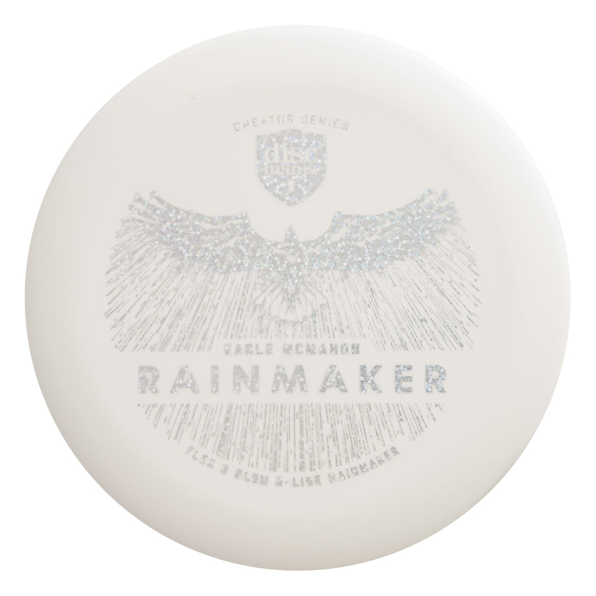 Discmania Rainmaker Glow putter showcases vibrant colors for easy identification.