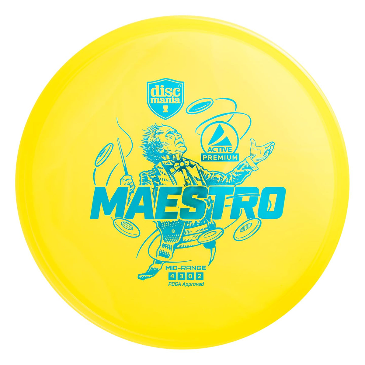 Discmania starter set in hand showing approachable design and grip