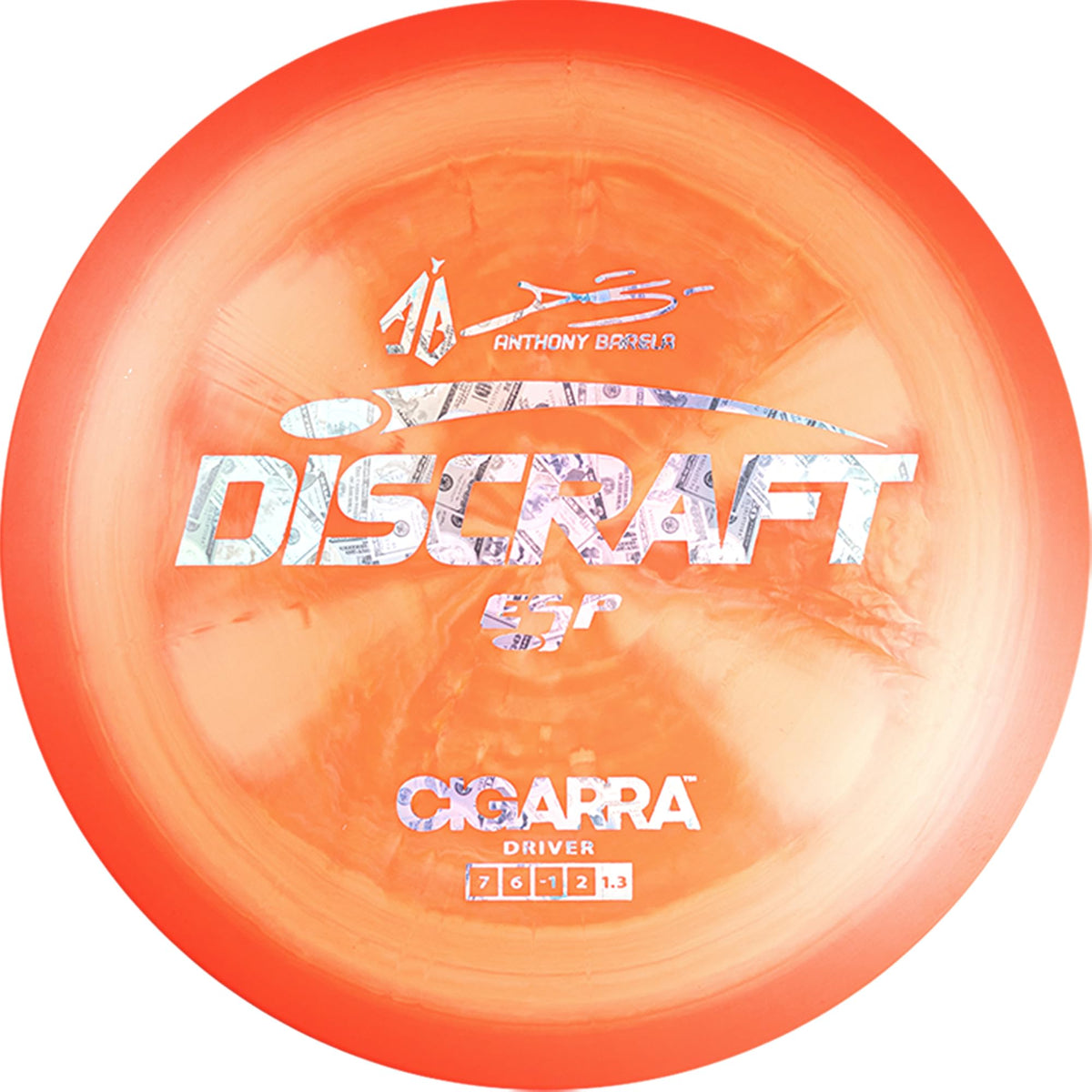 Discraft ABECIGARRA-160-166 ESP Cigarra in open field for glide and control.