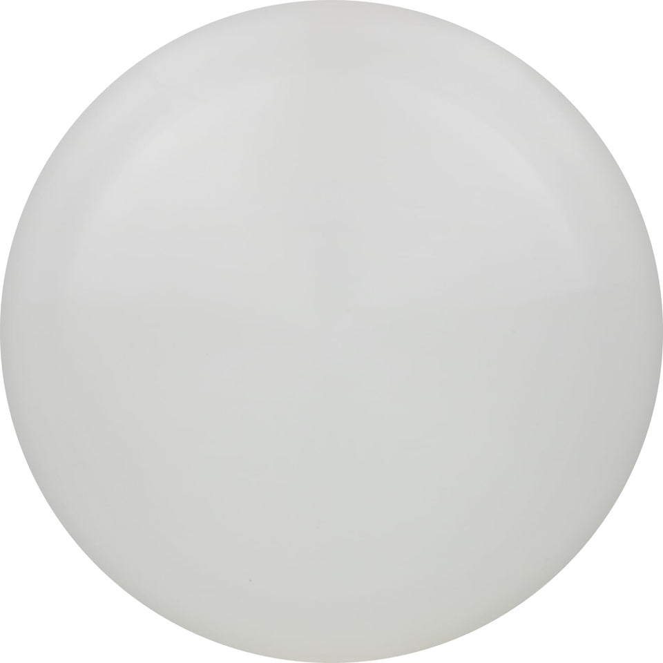 Discraft All White ESP Nuke with bottom stamp for custom dye projects on the course