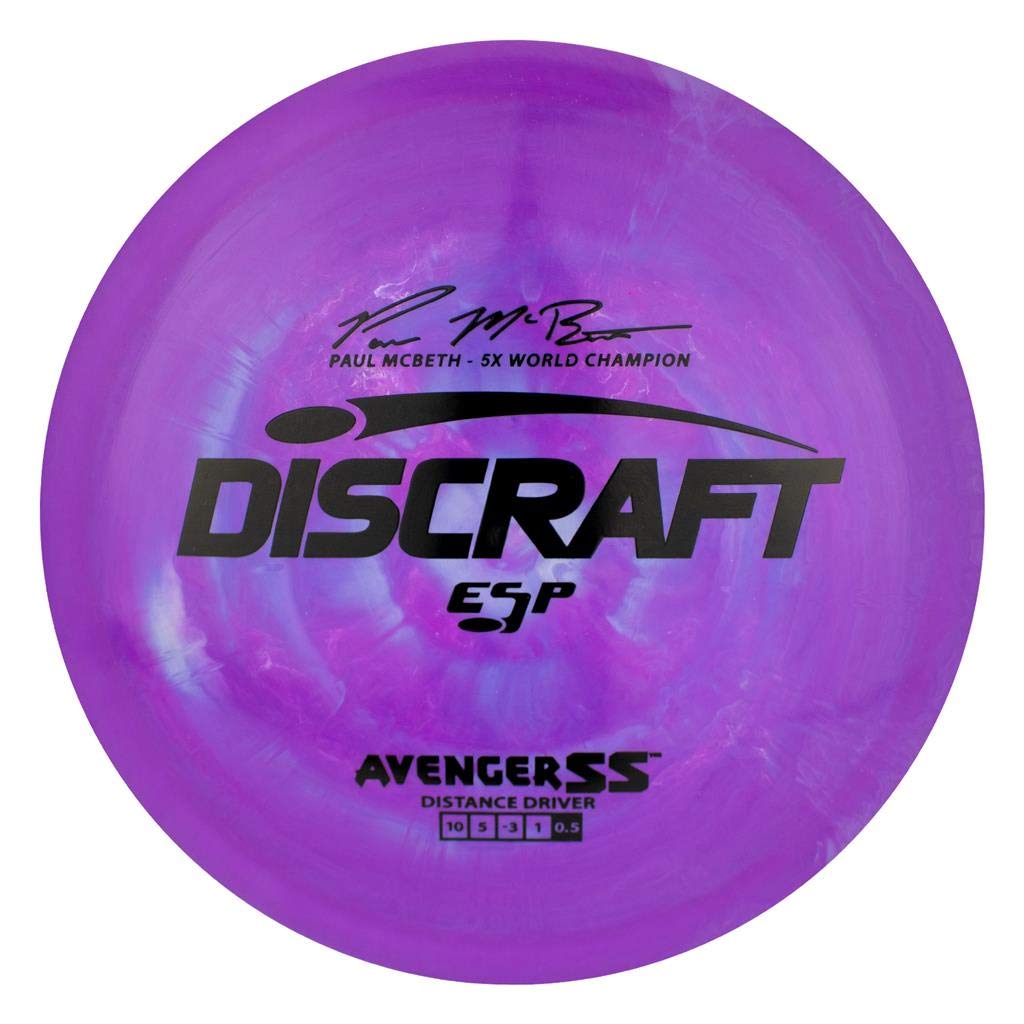 Discraft Avenger SS flight visual highlighting glide and control for long-range shots.