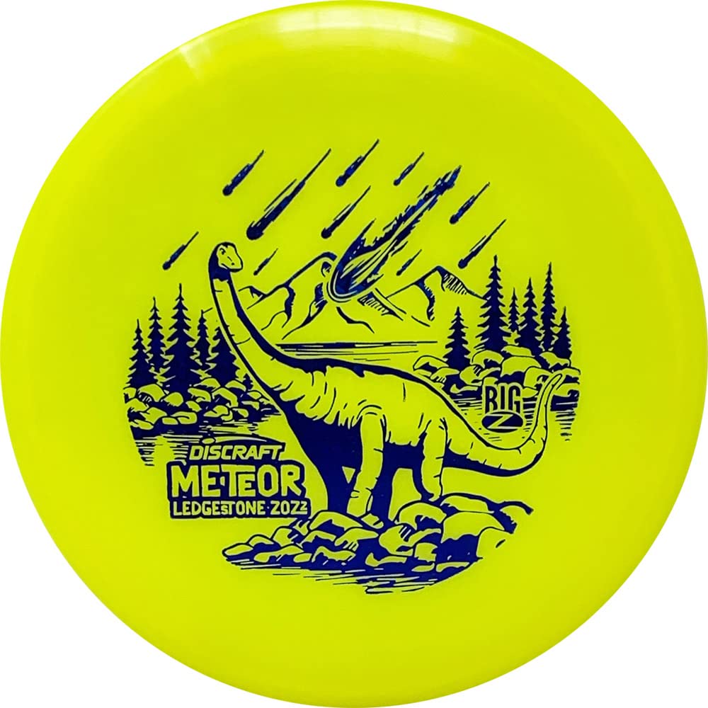 Discraft Big Z Meteor 2022 Ledgestone disc with bold color and smooth midrange glide.