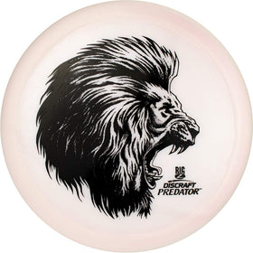 Discraft Big Z Predator top view illustrates stability and fade for precise hyzer shots.