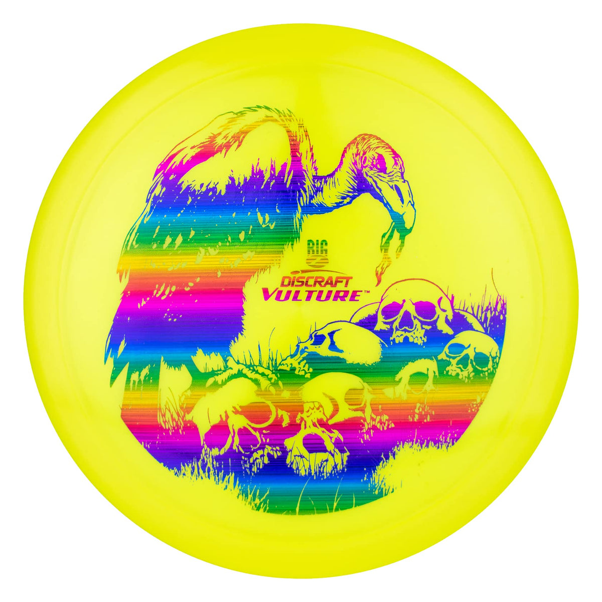 Discraft Big Z Vulture in flight shows long-range potential and wind stability.