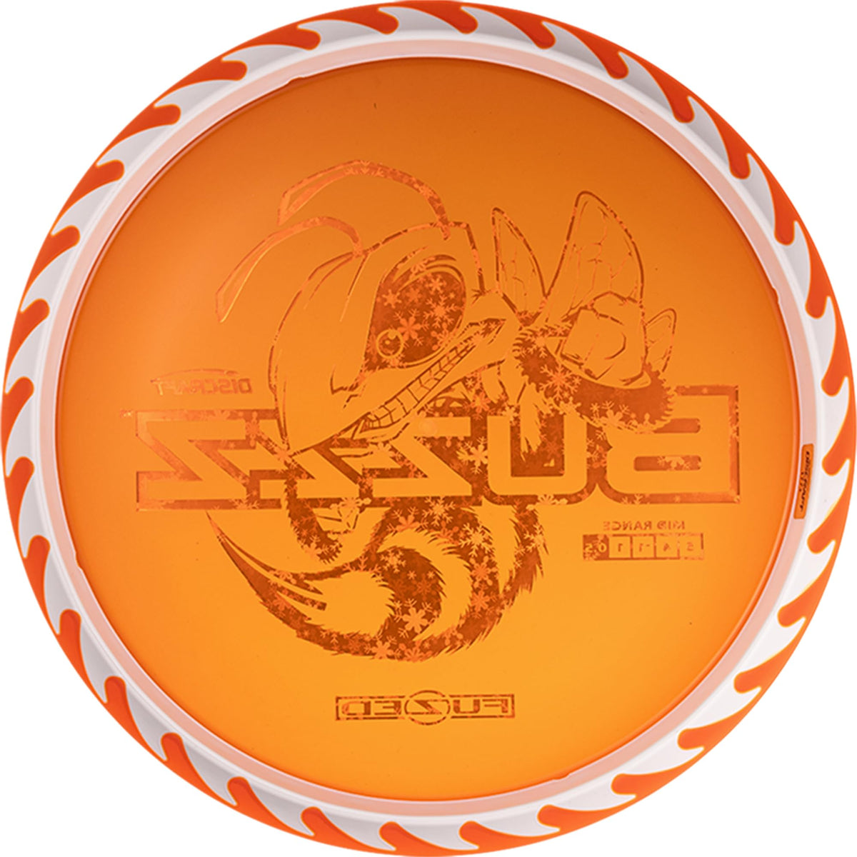 Discraft BUZZZSAW saw-pattern close-up highlights grip-friendly texture for throws