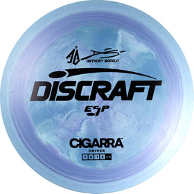 Discraft Cigarra ESP 175-176 in flight with steady glide and grip.