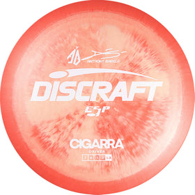 Discraft Cigarra ESP grip-texture enhances control during hyzer flips