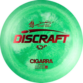 Discraft Cigarra ESP enables controlled hyzer flips on varied lines