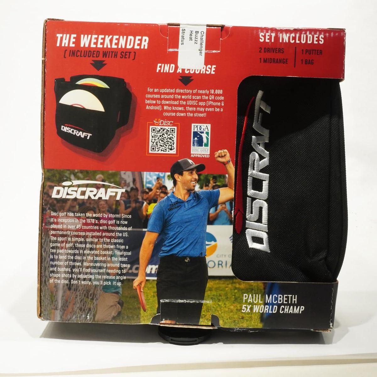 Discraft Deluxe Starter Complete Set shown for versatile, beginner-friendly gameplay.