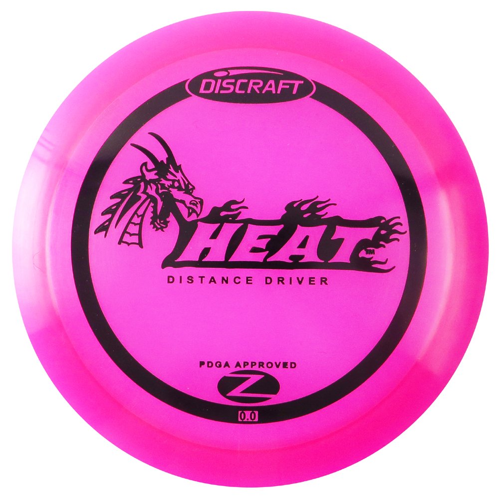 Discraft Elite Z Heat distance driver in hand showing grip and distance potential