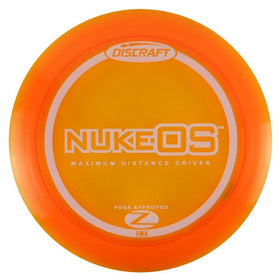 Discraft Elite-Z Nuke OS in flight demonstrates fast, stable distance on exposed courses