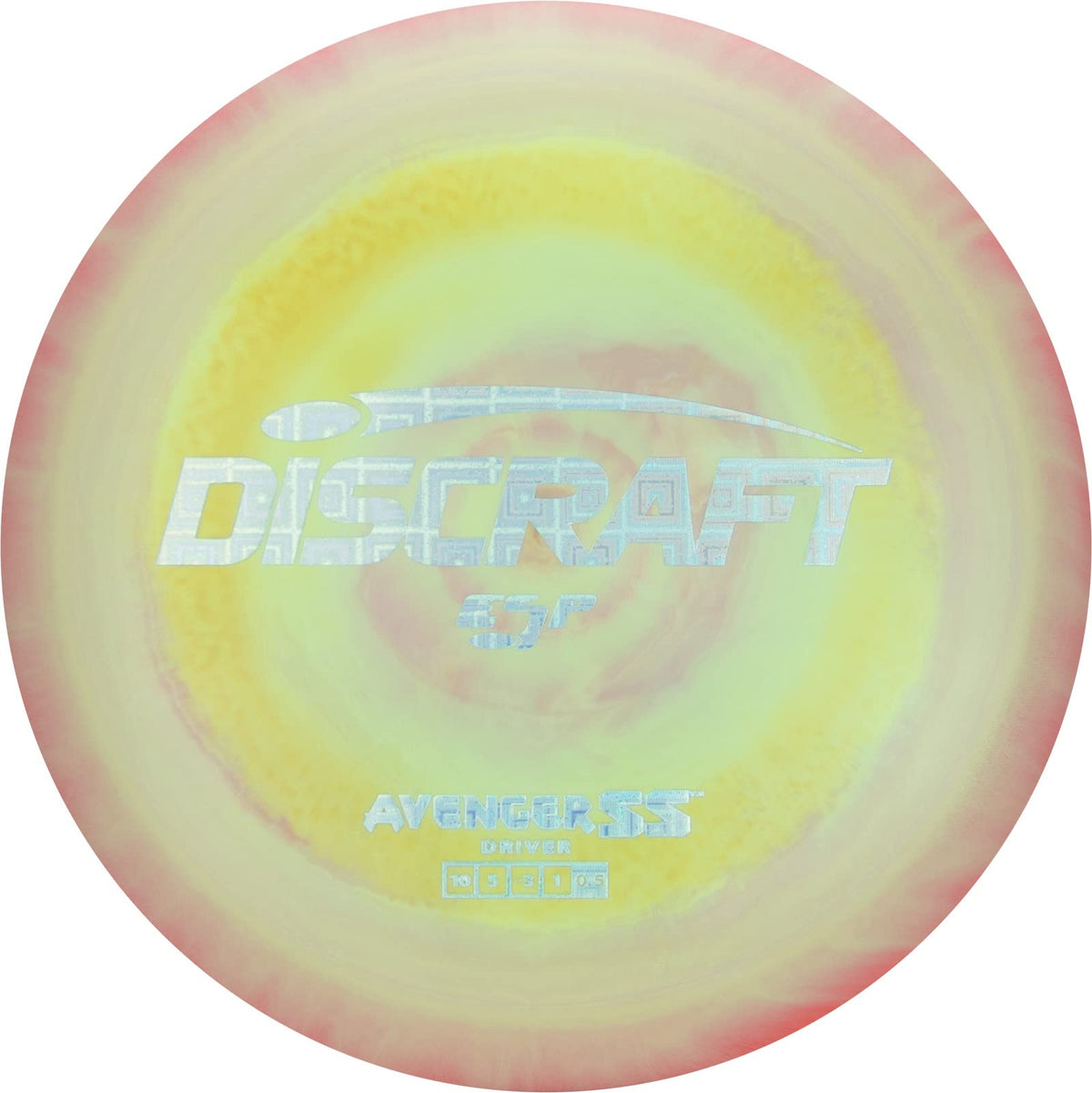 Discraft ESP Avenger SS in-flight shot illustrating smooth turn and glide for distance.