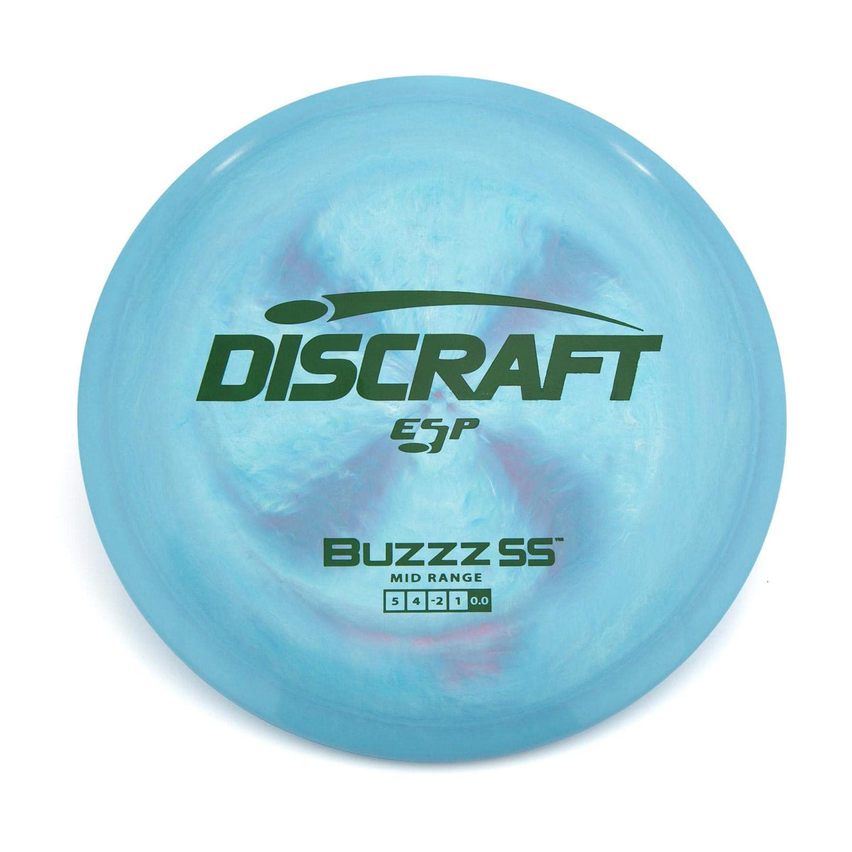 Discraft ESP Buzzz SS front view highlighting stable glide for precise gap shots