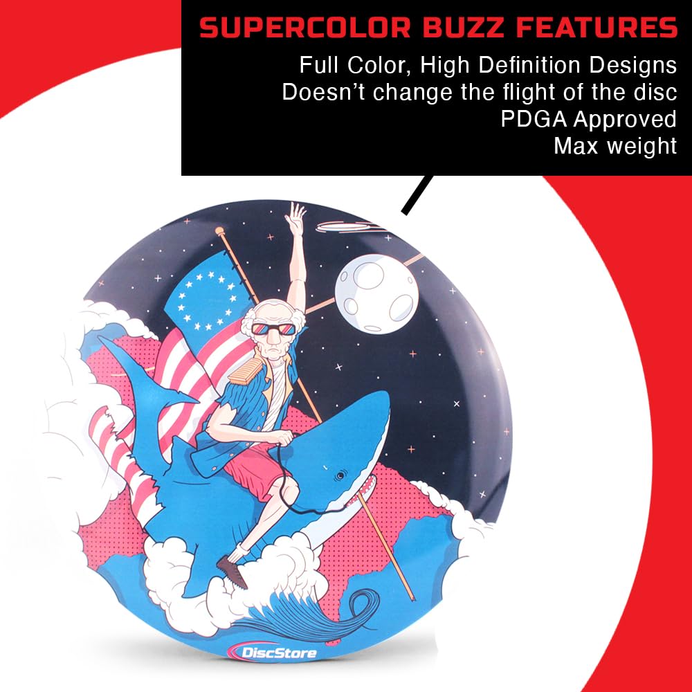 Discraft ESP Buzzz with Buzzsaw design offers secure grip and reliable releases.
