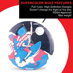 Discraft ESP Buzzz with Buzzsaw design offers secure grip and reliable releases.