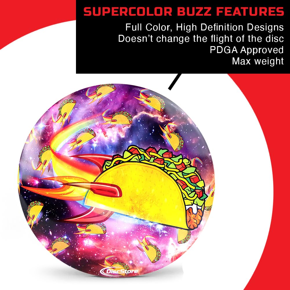 Discraft ESP Buzzz with buzzsaw design, adds style while maintaining dependable control and distance.