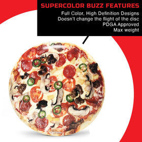 Discraft ESP Buzzz with wolf design provides reliable grip for confident releases.