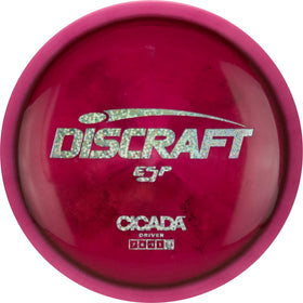 Discraft ESP Cicada driver showing secure grip and wind stability on the course