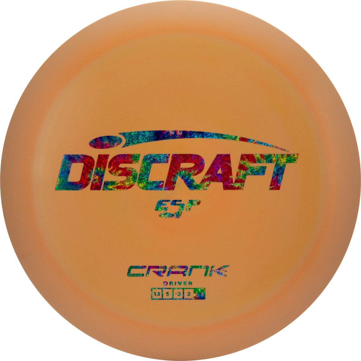 Discraft ESP Crank in flight, ideal for long turning shots with power