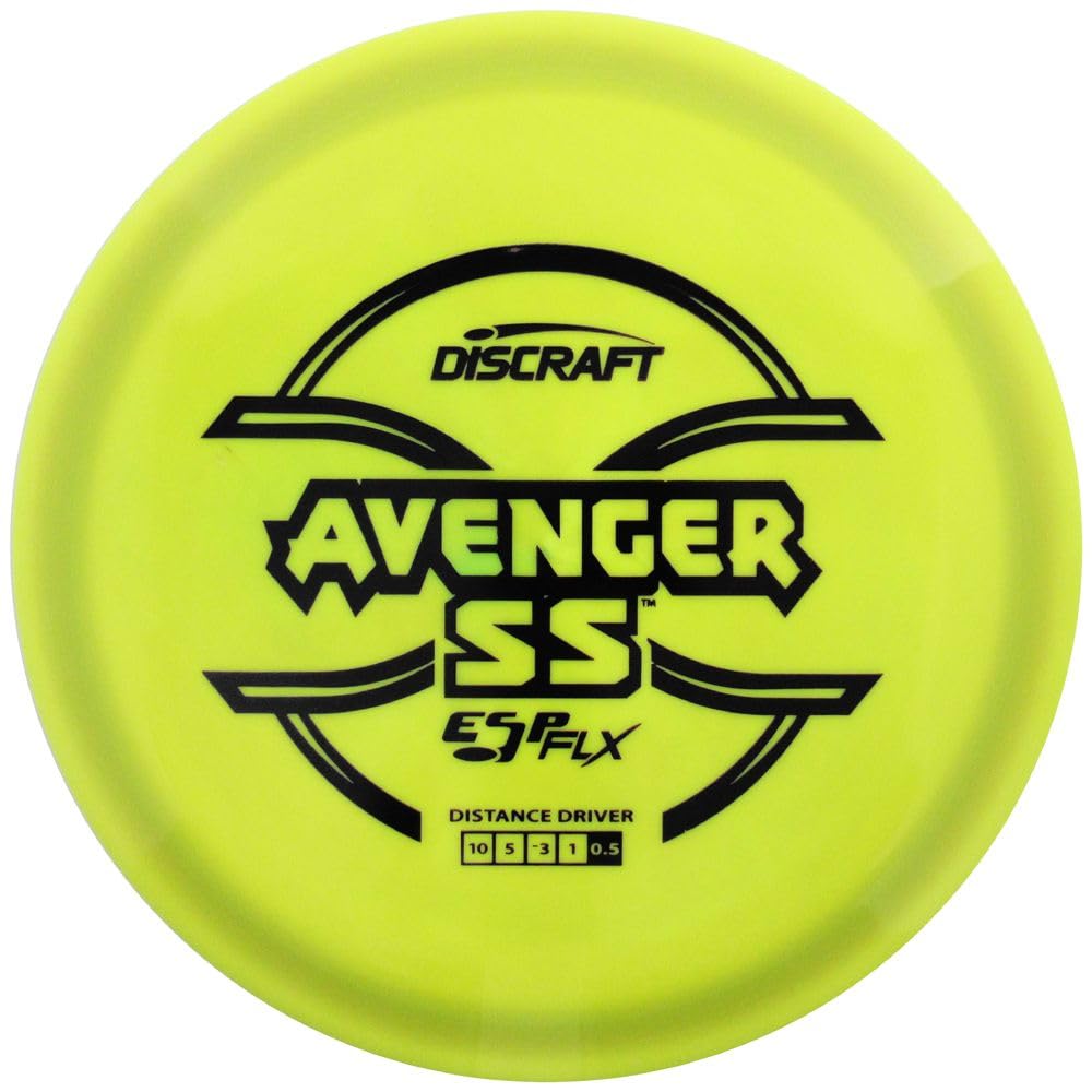 Discraft ESP Flex Avenger SS distance driver disc with long glide for accurate straight-to-fade throws