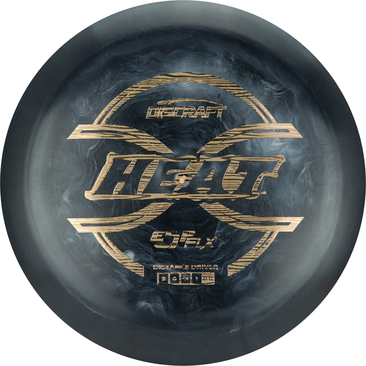 Discraft ESP FLX Heat 170-172g front view with vibrant swirls and strong grip
