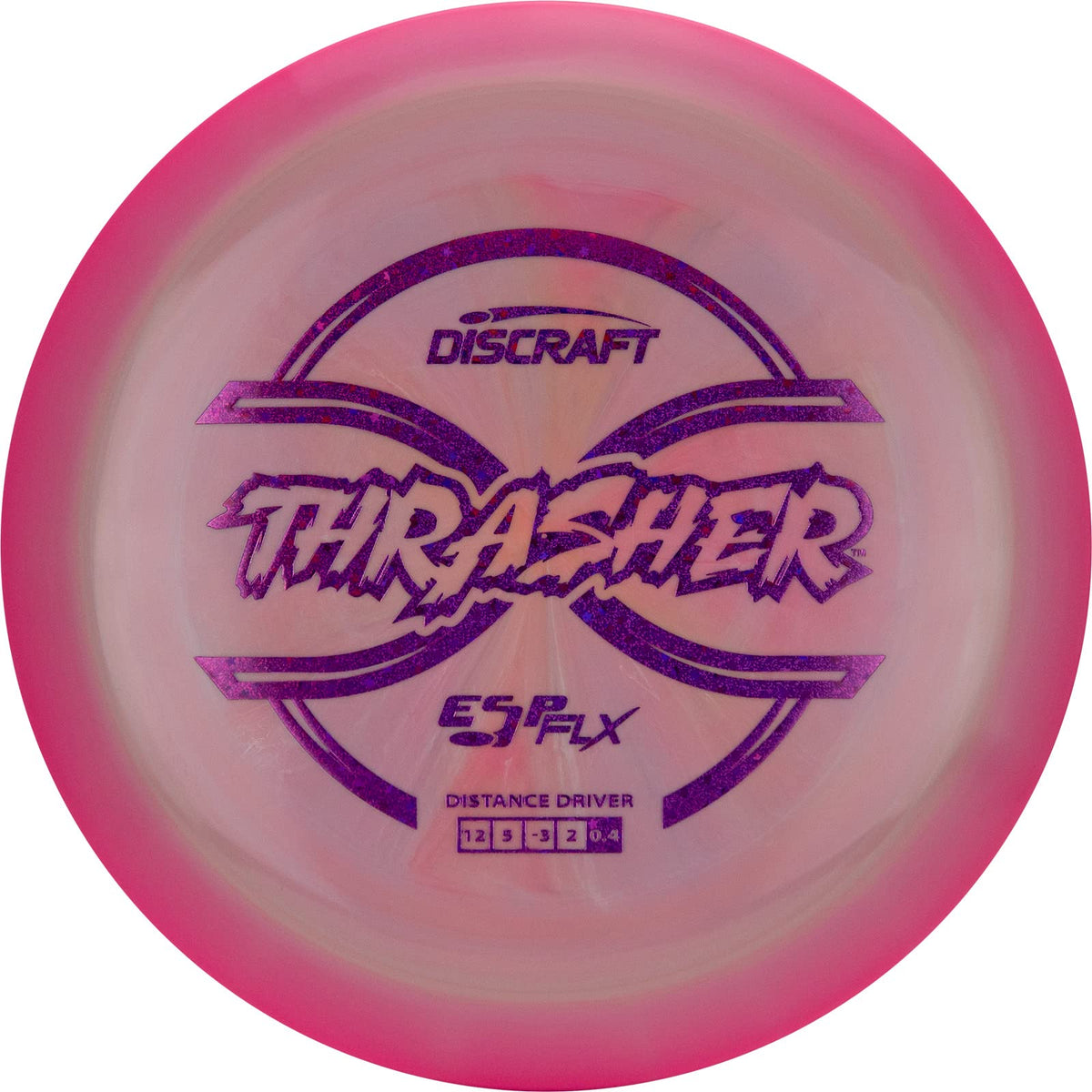 Discraft ESP FLX Thrasher grip shot showcasing durable grip in colder conditions.