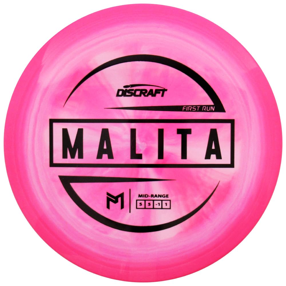 Discraft First Run Paul McBeth Malita ESP disc—precision approach midrange for reliable control.