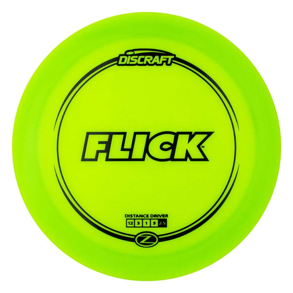 Discraft Flick Elite Z 164-166g front view highlighting long-range potential.