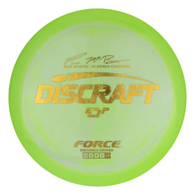 Discraft ESP Force in flight showing speed and fade