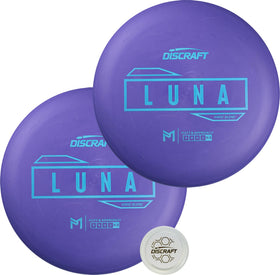 Discraft Hard Luna 2-pack with matching foils for visibility and consistent flight