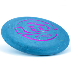 Discraft Luna putter McBeth stamp, side view, versatile for wooded and open courses.