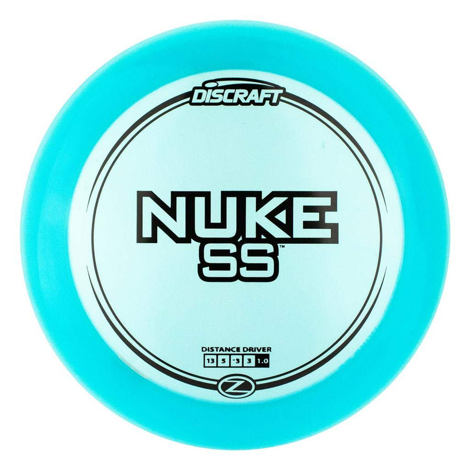Discraft Nuke SS Elite Z in flight demonstrating long-range glide and accuracy.