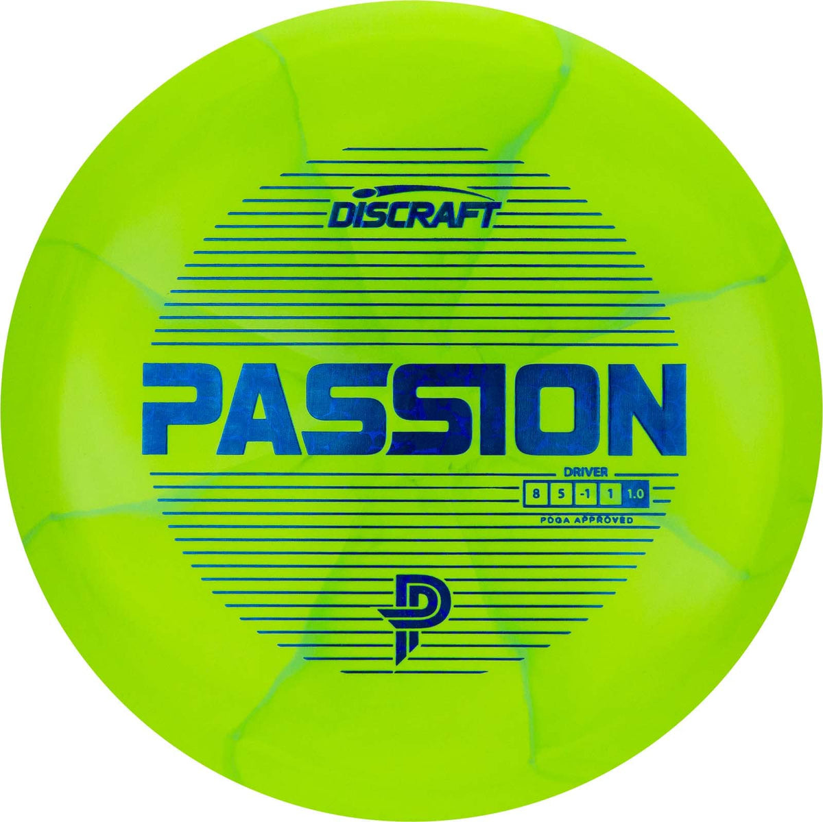 Discraft Paige Pierce Passion driver in flight offering versatile fairway control