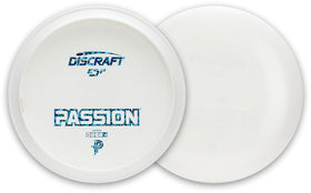Discraft Paige Pierce White ESP Passion front view, ideal canvas for custom dye designs