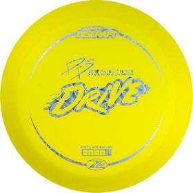 Discraft Paige Pierce Z Lite Drive foil color variation, lightweight feel for easier release and range.